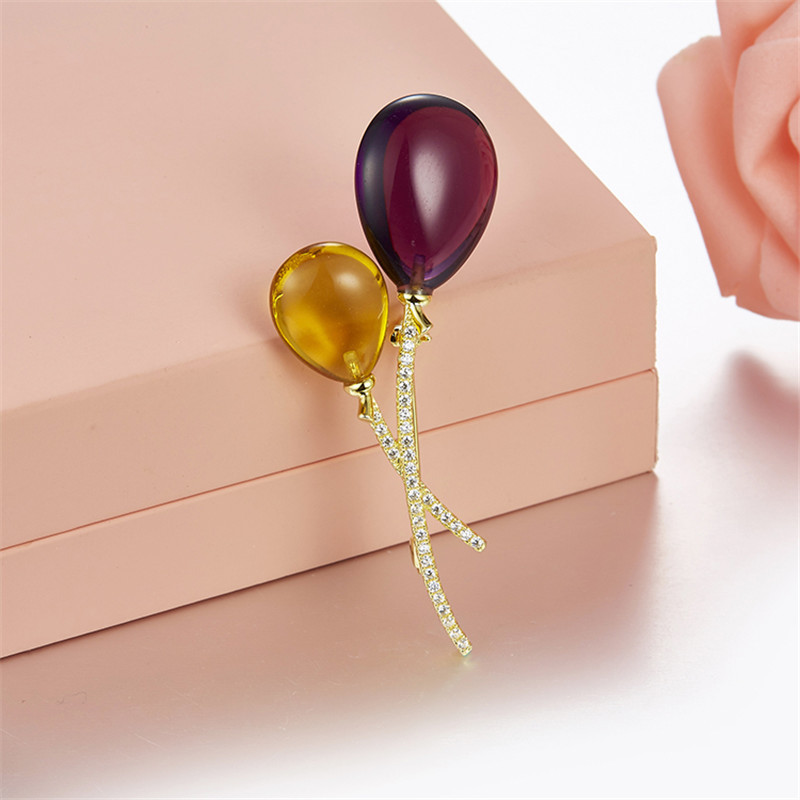 Confession balloon brooch